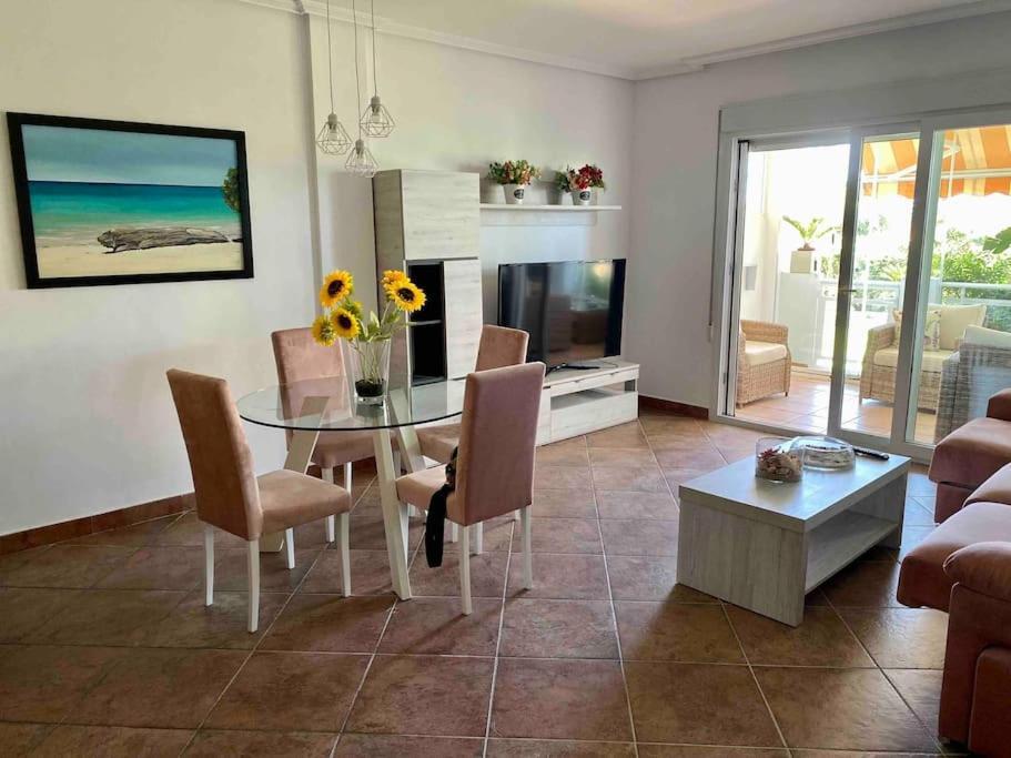Piso En Primera Linea De Playa, Vera Playa Playas de Vera Екстериор снимка